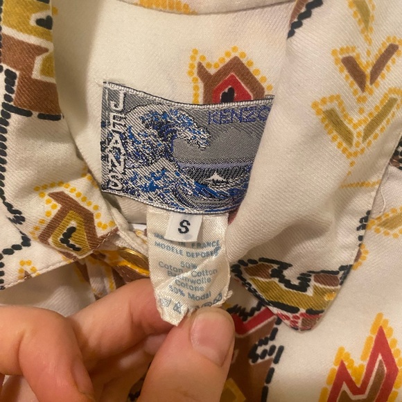 Kenzo Jeans southwestern inspired button down - Picture 4 of 6